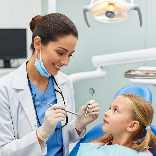 Dra. Emelly Silva no consultório